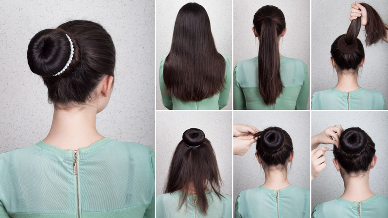 9 Must See Chignon Bun Tutorials with Detailed Pictures