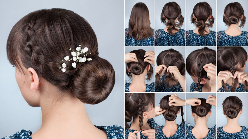 9 Must See Chignon Bun Tutorials with Detailed Pictures