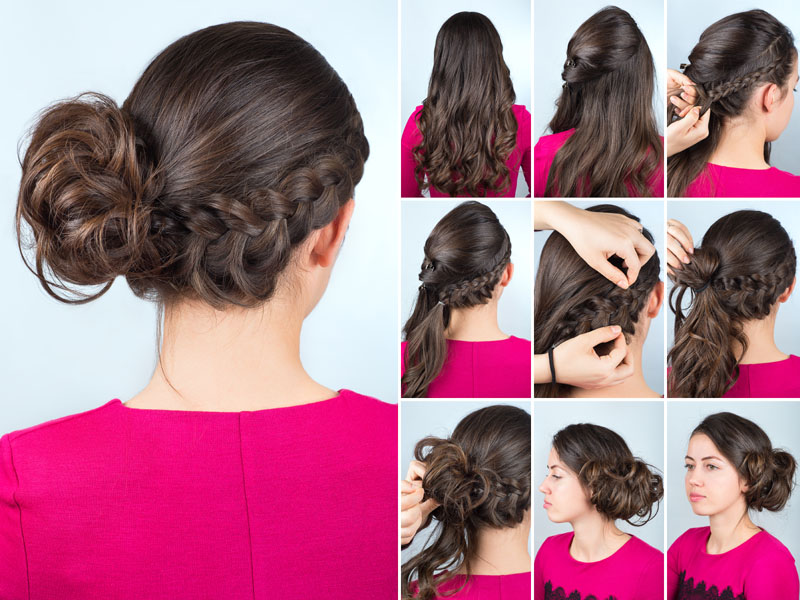 9 Must See Chignon Bun Tutorials with Detailed Pictures