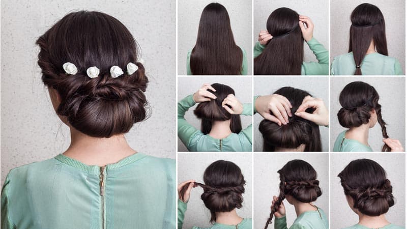10 Simple Bun Hairstyles to Make at Home (Tutorials) | I Fashion Styles