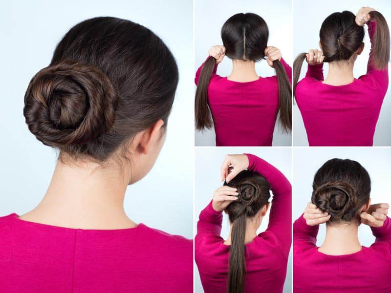 10 Simple Bun Hairstyles to Make at Home (Tutorials) | I Fashion Styles