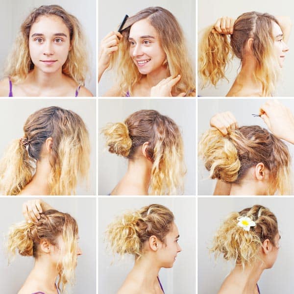 10 Simple Bun Hairstyles to Make at Home (Tutorials) | I Fashion Styles