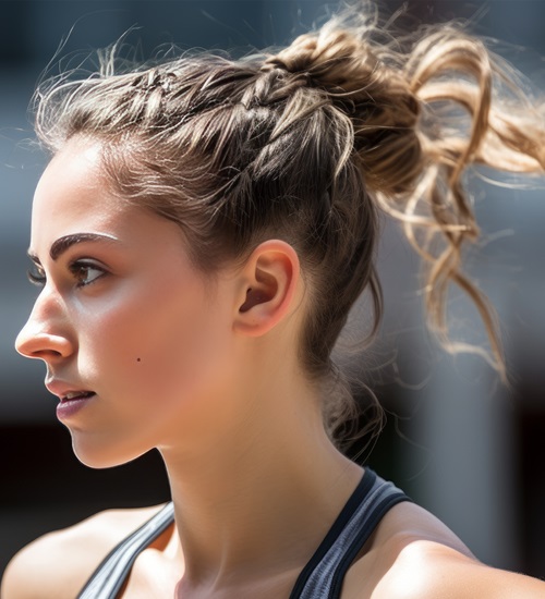 10 Inspiring Medium Hair Bun Hairstyles Picture Gallery