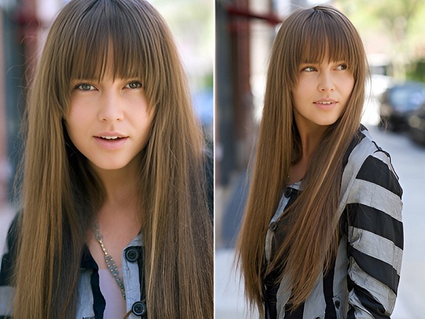 12 Simple and Trendy Long Hairstyles with Bangs in 2024