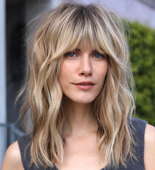 10 Best Styles for Medium Hairstyles with Bangs | I Fashion Styles
