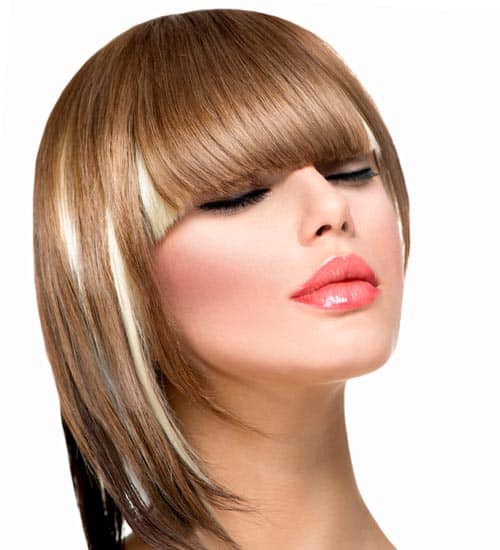 10 Latest Fringe Hairstyles for Round Face Women | I Fashion Styles