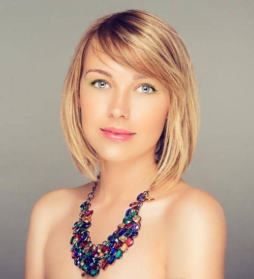 10 Latest Fringe Hairstyles for Round Face Women | I Fashion Styles