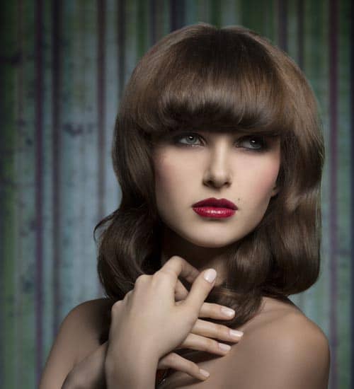 10 Latest Fringe Hairstyles for Round Face Women | I Fashion Styles