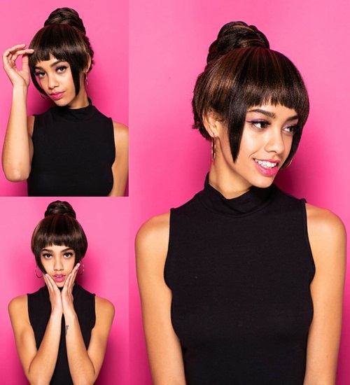 15 Perfect Hairstyles to Hide or Cover Up Big Forehead