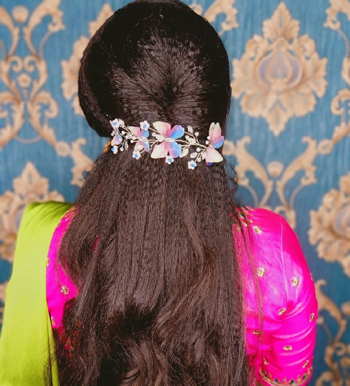 12 Charming Indian Wedding Reception Hairstyles | I Fashion Styles