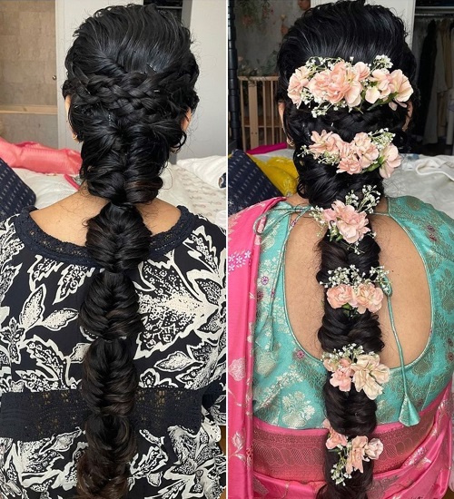 12 Charming Indian Wedding Reception Hairstyles | I Fashion Styles