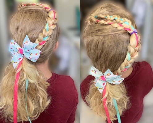 12 Cute and Easy School Girl Hairstyles for Long Hair