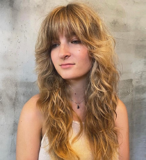 12 Simple and Trendy Long Hairstyles with Bangs in 2024
