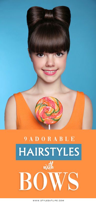 9 Best Hairstyles for Long Hair with Bow | I Fashion Styles