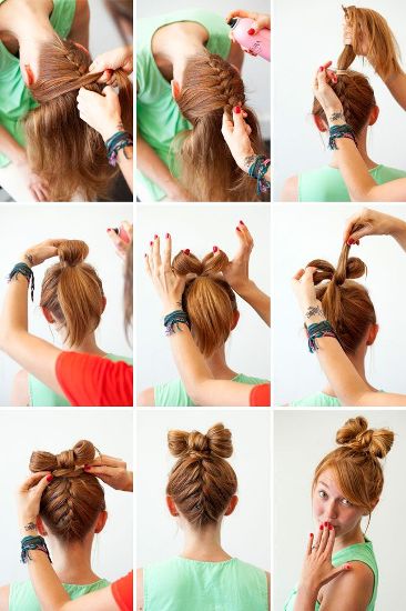 9 Best Hairstyles for Long Hair with Bow | I Fashion Styles