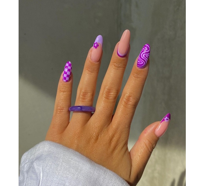10+ Stunning Purple Nail Art Designs to Try at Home