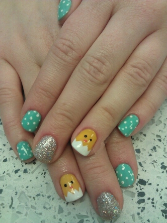 Easter Nail Art: 9 Simple Bunny and Egg Nail Designs Pics