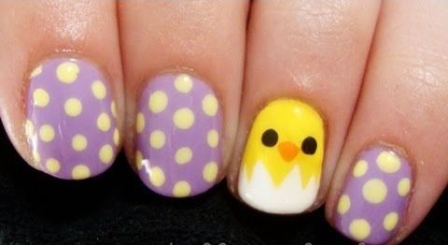 Easter Nail Art: 9 Simple Bunny and Egg Nail Designs Pics