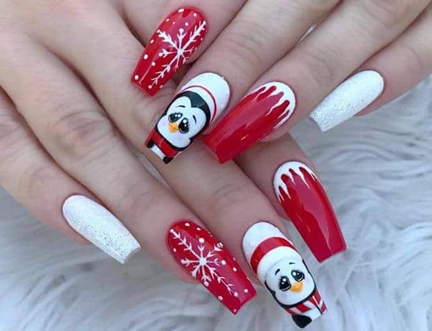 Christmas Nails: 10 Different Xmas Nail Art Designs Ideas 2023