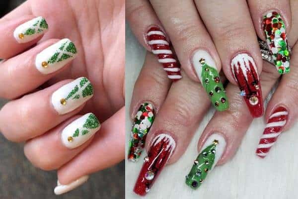 Christmas Nails: 10 Different Xmas Nail Art Designs Ideas 2023