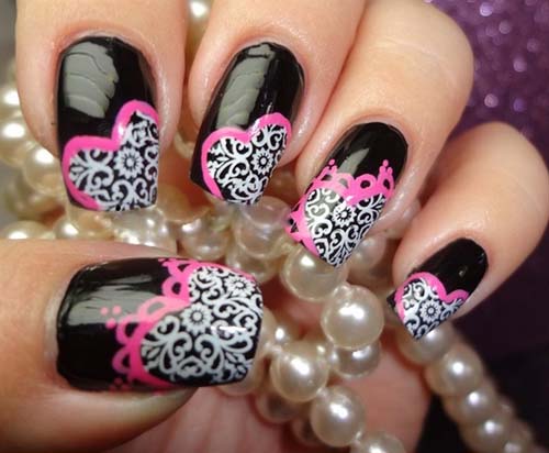 10 Heart Themed Nail Art Designs for Valentine&#039;s Day 2024