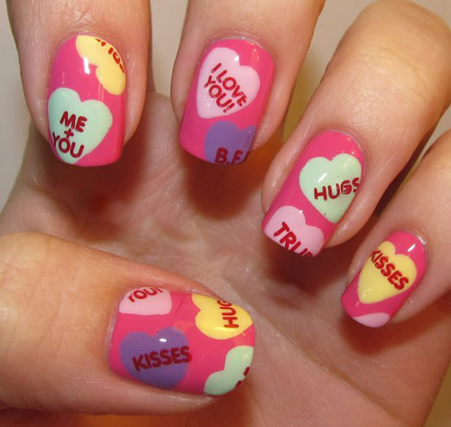 10 Heart Themed Nail Art Designs for Valentine&#039;s Day 2024