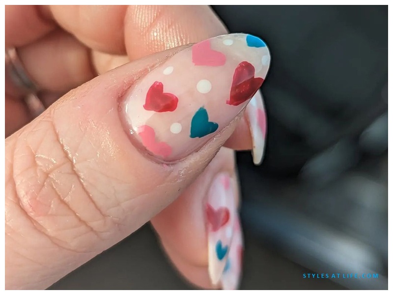 Fall in Love with These 10 Heart Nail Art Designs