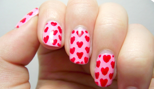 Fall in Love with These 10 Heart Nail Art Designs