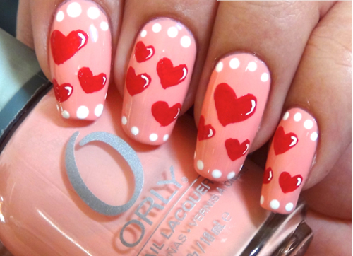 Fall in Love with These 10 Heart Nail Art Designs