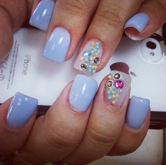 9 Best Crystal Nail Art Designs | I Fashion Styles