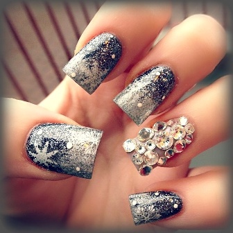 9 Best Crystal Nail Art Designs | I Fashion Styles