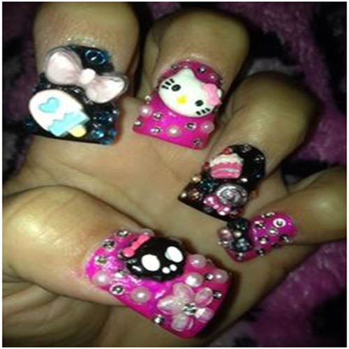 9 Best 3D Nail Art Designs with Pictures | I Fashion Styles