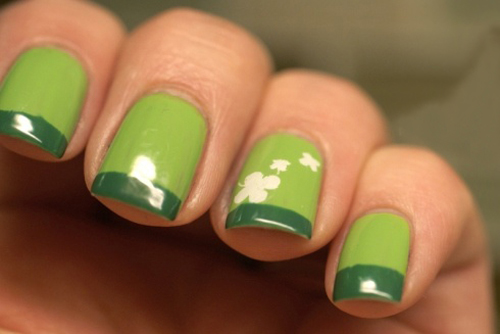 10 Fun &amp; Festive Shamrock Nail Art Designs for St. Patrick&#039;s Day
