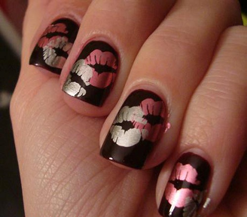 9 Fantastic Kiss Nail Art Designs with Pictures | I Fashion Styles