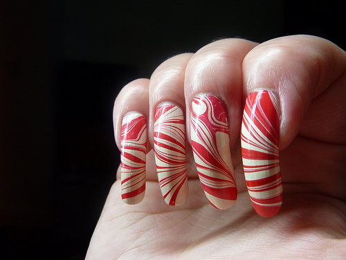 9 Pictures of Easy Water Marble Nail art Designs | I Fashion Styles