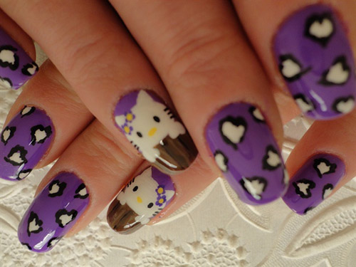 9 Cute and Easy Hello Kitty Nail Art Designs With Images | I Fashion Styles