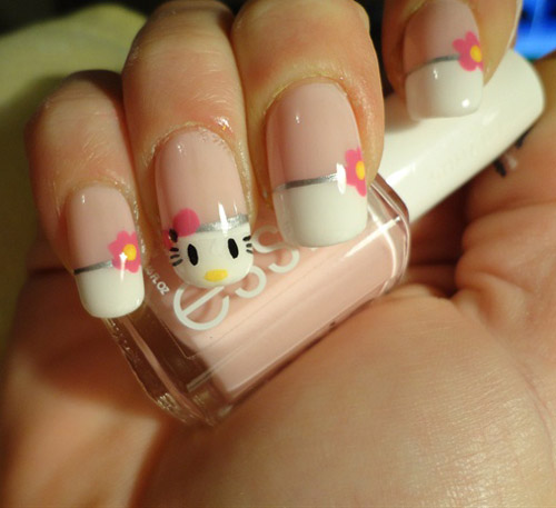 9 Cute and Easy Hello Kitty Nail Art Designs With Images | I Fashion Styles