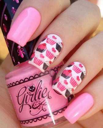 9 Beautiful Cupcake Nail Art Designs with Pictures | I Fashion Styles