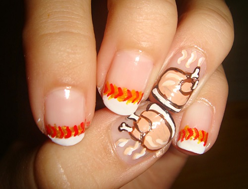 9 Easy Thanksgiving Nail Art Designs with Images | Style At Life