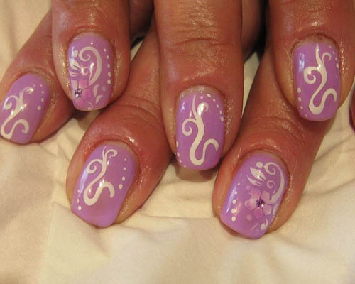 9 Best Airbrush Nail Art Designs with Pictures | I Fashion Styles