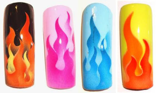 9 Best Airbrush Nail Art Designs with Pictures | I Fashion Styles