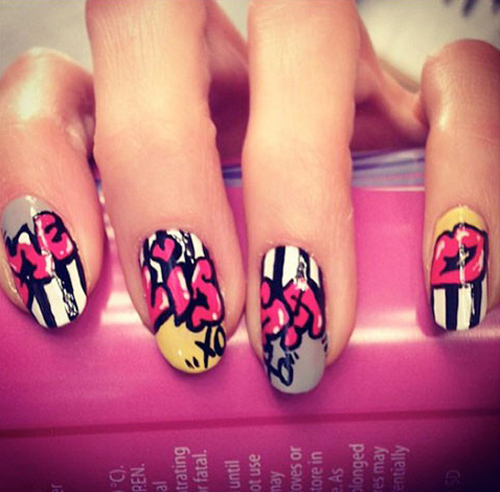 9 Best Graffiti Nail Art Designs | I Fashion Styles