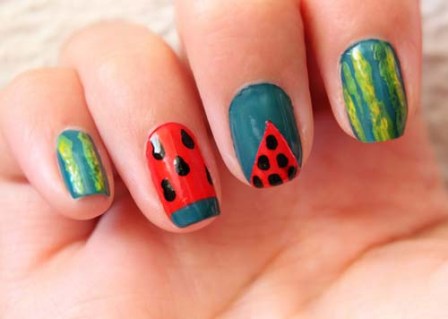 9 Best Watermelon Nail Art Designs | I Fashion Styles