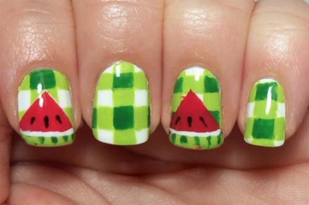 9 Best Watermelon Nail Art Designs | I Fashion Styles