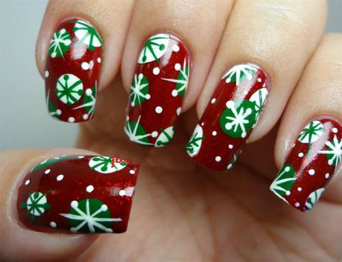9 Simple Snowflake Nail Art Designs | I Fashion Styles