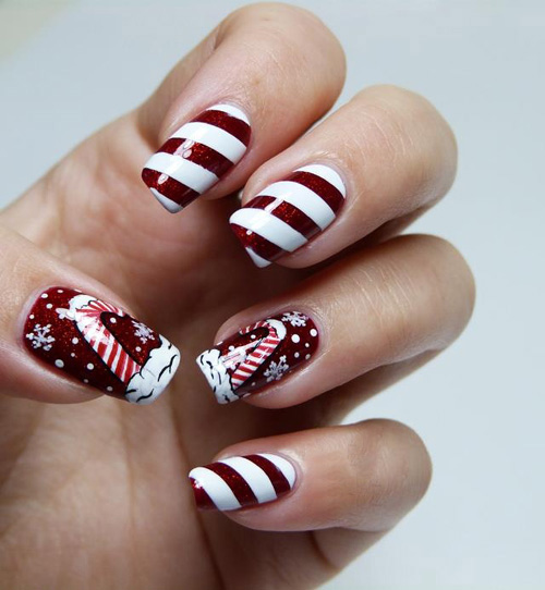 9 Easy Holiday Nail Art Designs with Pictures | I Fashion Styles