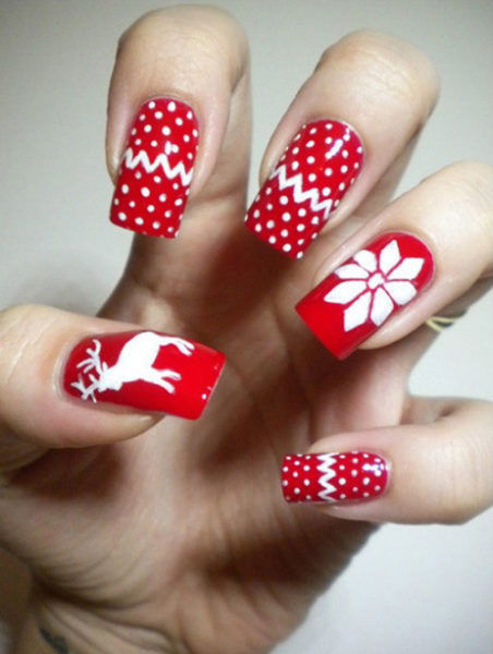 9 Easy Holiday Nail Art Designs with Pictures | I Fashion Styles