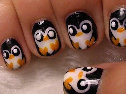 9 Best Penguin Nail Art Designs | I Fashion Styles