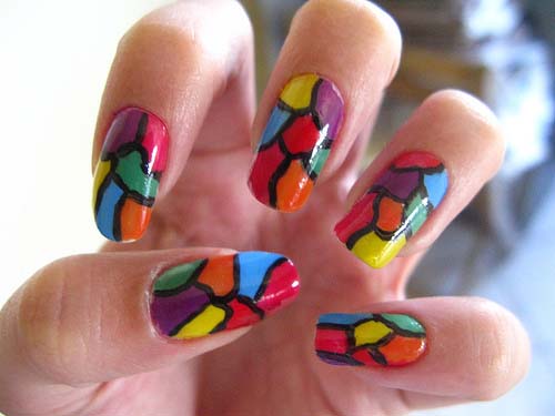 9 Best Stained Glass Nail Art Designs | I Fashion Styles