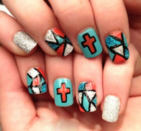 9 Best Stained Glass Nail Art Designs | I Fashion Styles